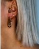 Charlène - Boucles d'oreilles en acier inoxydable